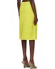 Dries Van Noten Dries Van Noten Green Matelassé Midi Skirt - 3