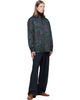 Dries Van Noten Dries Van Noten Green Padded Floral Overshirt - 4