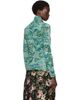Dries Van Noten Dries Van Noten Green Paisley Turtleneck - 3