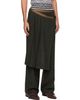Dries Van Noten Dries Van Noten Green Pleated Skirt Trousers - 2
