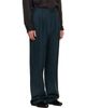 Dries Van Noten Dries Van Noten Green Pleated Wool Trousers - 2