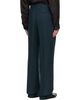 Dries Van Noten Dries Van Noten Green Pleated Wool Trousers - 3