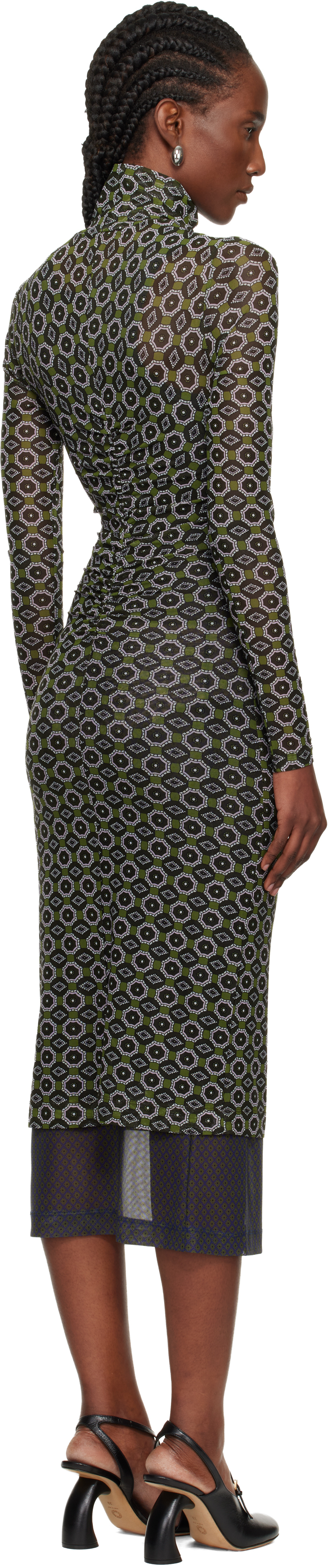 dries van noten green dress Dries Van Noten Delicks Dress Green main image 1