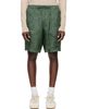 Dries Van Noten Dries Van Noten Green Viscose Shorts - 1