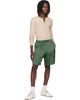 Dries Van Noten Dries Van Noten Green Viscose Shorts - 4