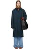 Dries Van Noten Dries Van Noten Green Wool Melton Coat - 1