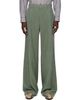Dries Van Noten Dries Van Noten Green Wool Trousers - 1
