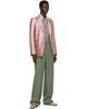 Dries Van Noten Dries Van Noten Green Wool Trousers - 4