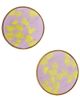 Dries Van Noten Dries Van Noten Handmade Artisanal Glass Disc Earrings - 1