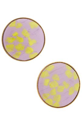 Dries Van Noten Dries Van Noten Handmade Artisanal Glass Disc Earrings