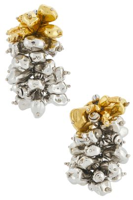 Dries Van Noten Dries Van Noten Handmade Bead Embroidered Earrings