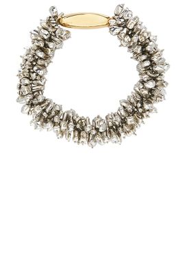 Dries Van Noten Dries Van Noten Handmade Bead Embroidered Metal Plate Necklace