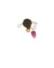 Dries Van Noten Dries Van Noten Handmade Glass Disc Shell Paste Ring - 1