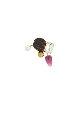 Dries Van Noten Dries Van Noten Handmade Glass Disc Shell Paste Ring