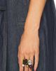 Dries Van Noten Dries Van Noten Handmade Glass Disc Shell Paste Ring - 2