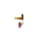 Dries Van Noten Dries Van Noten Handmade Glass Disc Shell Paste Ring - 3