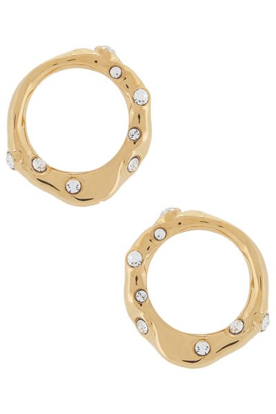 Dries Van Noten Dries Van Noten Handmade Organic Surface Earrings