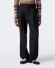 Dries Van Noten Dries Van Noten Herringbone pleated wool wide-leg pants - 3