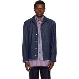 Dries Van Noten Dries Van Noten Indigo Cotton Denim Jacket