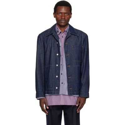 Dries Van Noten Dries Van Noten Indigo Cotton Denim Jacket