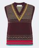 Dries Van Noten Dries Van Noten Jacquard cashmere and wool vest - 1