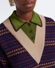 Dries Van Noten Dries Van Noten Jacquard wool-blend polo sweater - 3