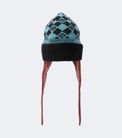 Dries Van Noten Dries Van Noten Jacquard wool beanie