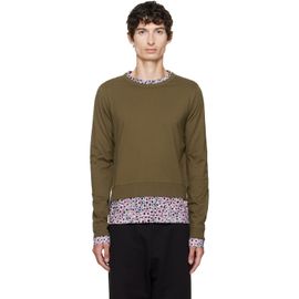 Dries Van Noten Dries Van Noten Khaki & Pink Layered Cotton T-shirt