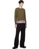 Dries Van Noten Dries Van Noten Khaki & Pink Layered Cotton T-shirt - 4