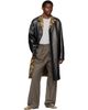 Dries Van Noten Dries Van Noten Khaki Belted Cotton Trousers - 4