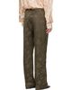 Dries Van Noten Dries Van Noten Khaki Belted Floral Jacquard Trousers - 3