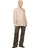 Dries Van Noten Dries Van Noten Khaki Belted Floral Jacquard Trousers - 4