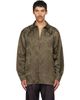 Dries Van Noten Dries Van Noten Khaki Brocade Shirt - 1