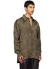 Dries Van Noten Dries Van Noten Khaki Brocade Shirt - 2