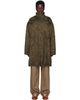 Dries Van Noten Dries Van Noten Khaki Jacquard Coat - 1