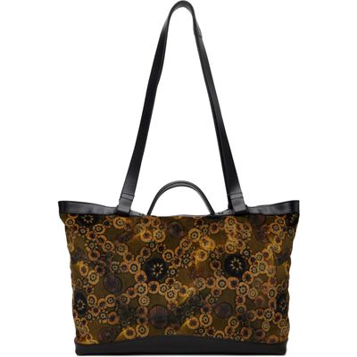 Dries Van Noten Dries Van Noten Khaki Medium Zip-Top Tote