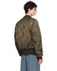Dries Van Noten Dries Van Noten Khaki Pattern Bomber Jacket - 3