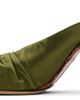 Dries Van Noten Dries Van Noten Khaki Satin Mule Heels - 3