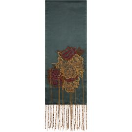 Dries Van Noten Dries Van Noten Khaki Silk Scarf