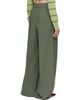 Dries Van Noten Dries Van Noten Khaki Wide Pleated Trousers - 3
