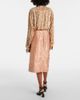 Dries Van Noten Dries Van Noten Lamé midi skirt - 3