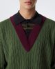 Dries Van Noten Dries Van Noten Layered wool and cotton polo sweater - 5