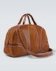 Dries Van Noten Dries Van Noten Leather-trimmed suede duffel bag - 5