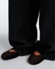 Dries Van Noten Dries Van Noten Leather-trimmed velvet ballet flats - 2