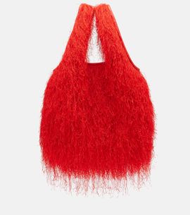 Dries Van Noten Dries Van Noten Marche Medium fringed top-handle bag