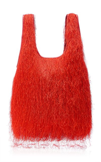 Dries Van Noten Marche Tote Red OS
