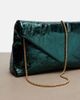 Dries Van Noten Dries Van Noten Medium metallic leather clutch - 6