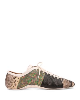 Dries Van Noten Dries Van Noten Men's Retro Patchwork Leather Sneakers