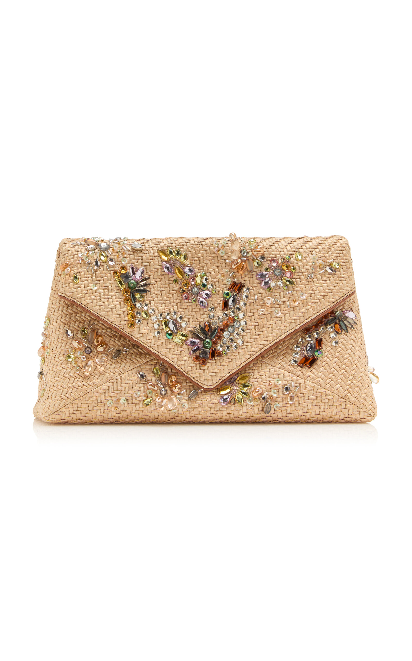 Dries Van Noten Dries Van Noten Metallic Envelope Clutch