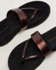 Dries Van Noten Dries Van Noten Metallic leather thong sandals - 5